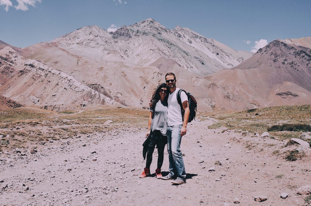 Andes Mountains Argentina Couple