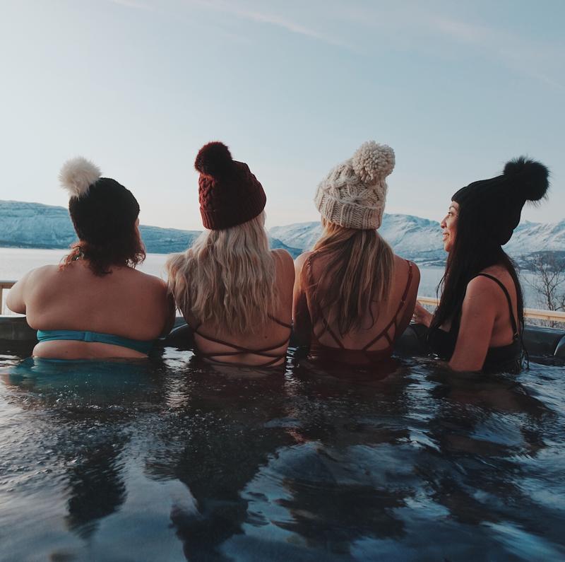 Hot tubbing in Norway