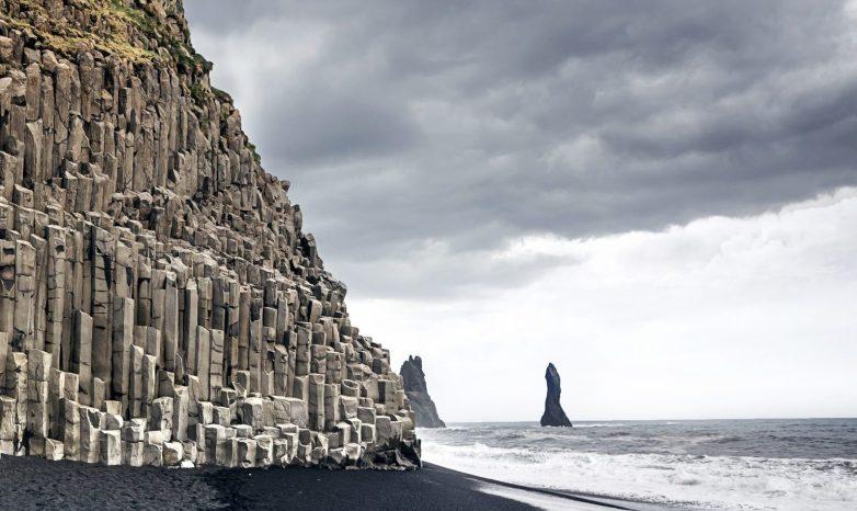 Reynisfjara black sand beach in Iceland