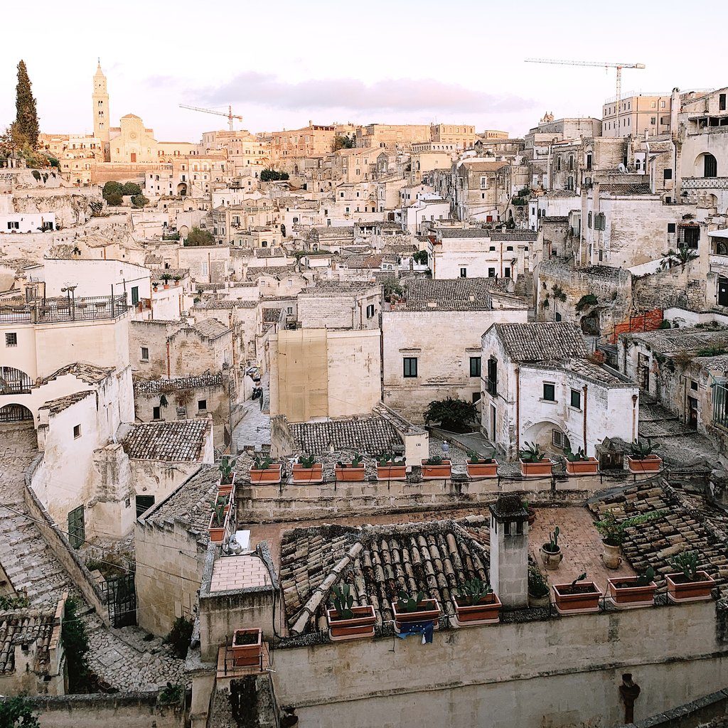 Roof tops of Matera Italy