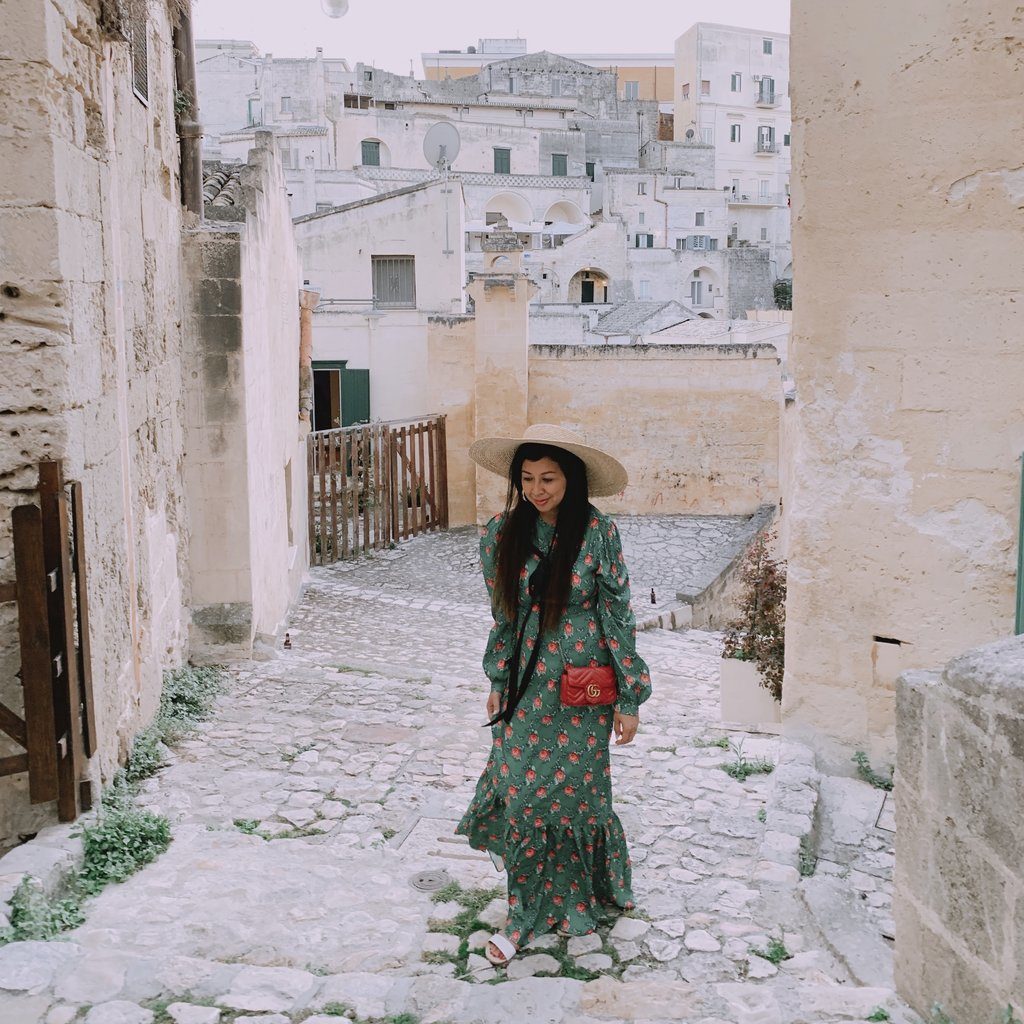 Walking through Matera Italy