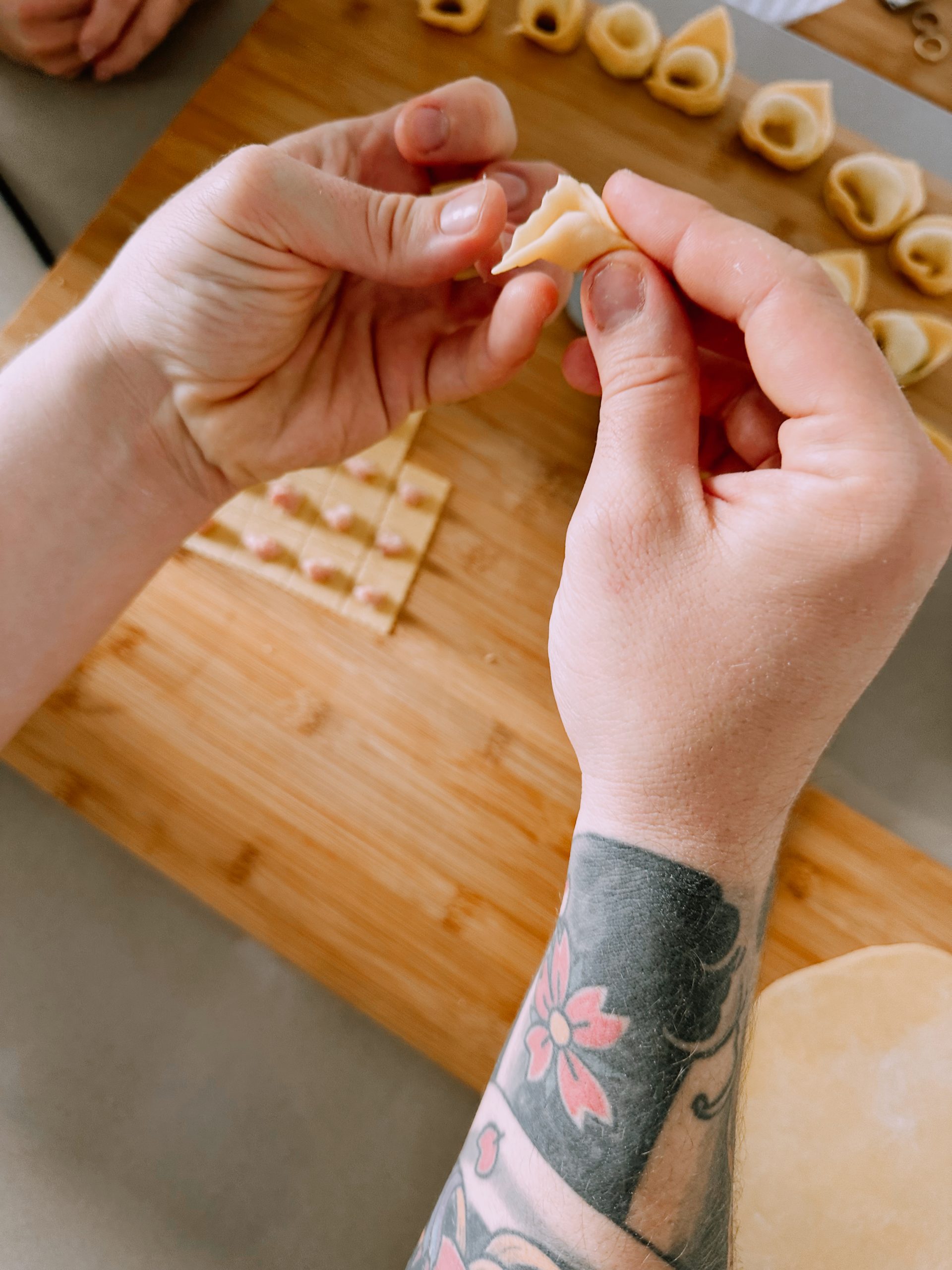 Pasta class in Modena, Italy